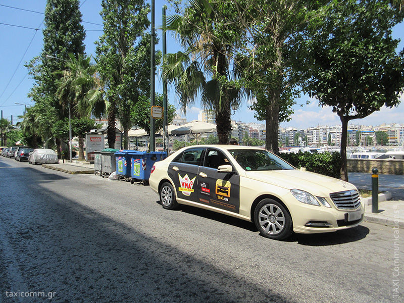 Διαφήμιση σε ταξί - taxi ad, MAD Video Music Awards, by TAXI Communications Advertising Agency - taxicomm.gr